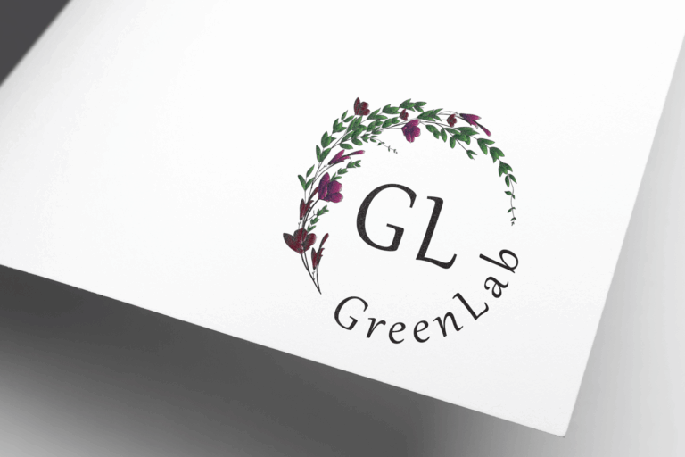logo Green Lab – projekt identyfikacji wizualnej